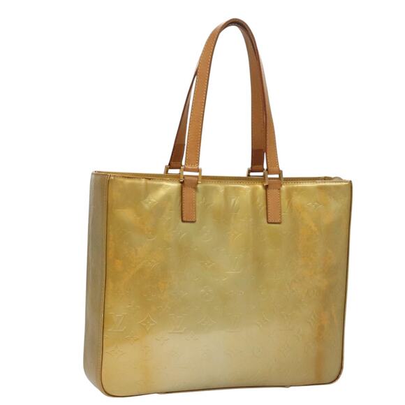 LOUIS VUITTON Monogram Vernis Columbus Tote Bag Gris M91028 - Picture 1 of 16